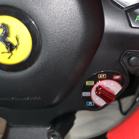 Xbox THRUSTMASTER Ferrari 458 Spider Racing Steering Wheel Pedal Video Game Car - Picture 6 of 16